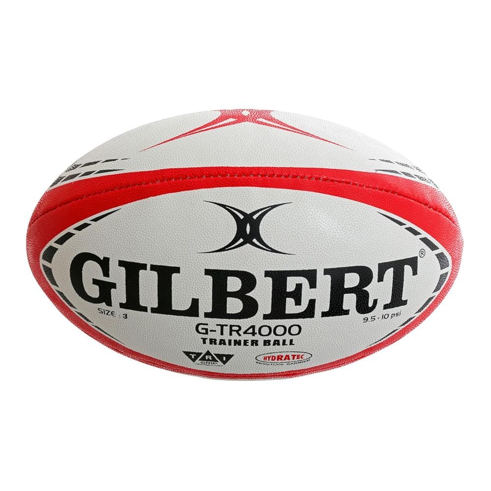 Gilbert トレーニングラグビーボール GL-R4000 3 レッド