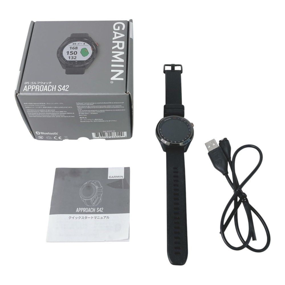 GARMIN(ガーミン) ゴルフナビ GPS Approach S42 ブラック【日本正規品