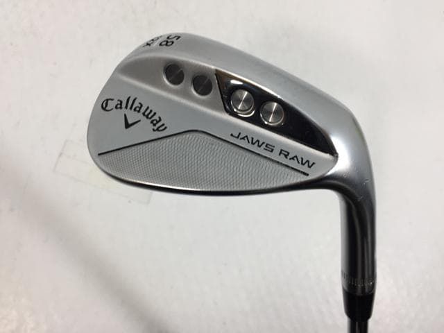 【中古ゴルフクラブ】【未使用品】キャロウェイ JAWS RAW ウェッジ クロム 58Z-08 (日本仕様) 2022 D/G SW【14日間返品OK】 返品OK 【中古ゴルフクラブ】キャロウェイ JAWS RAW ウェッジ クロム