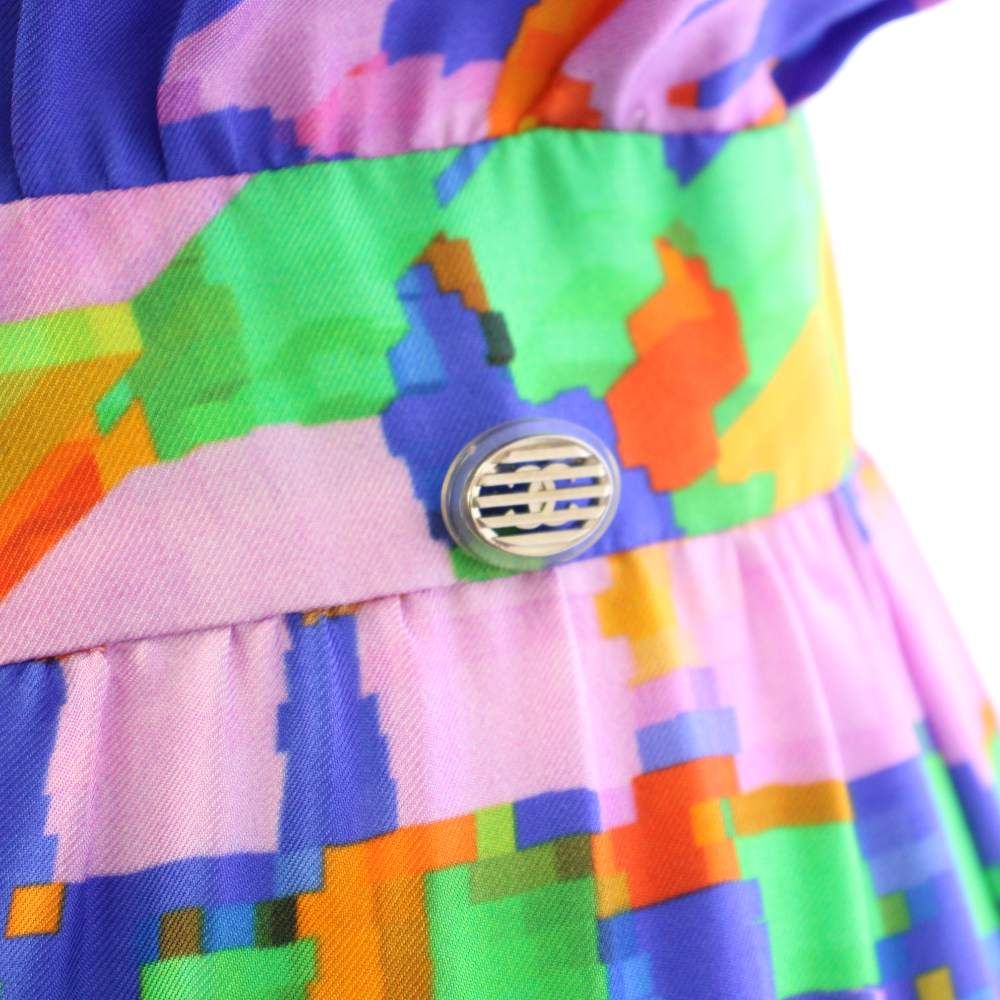 シャネル CHANEL 17AW シャツワンピース 半袖 ロング フルジップ