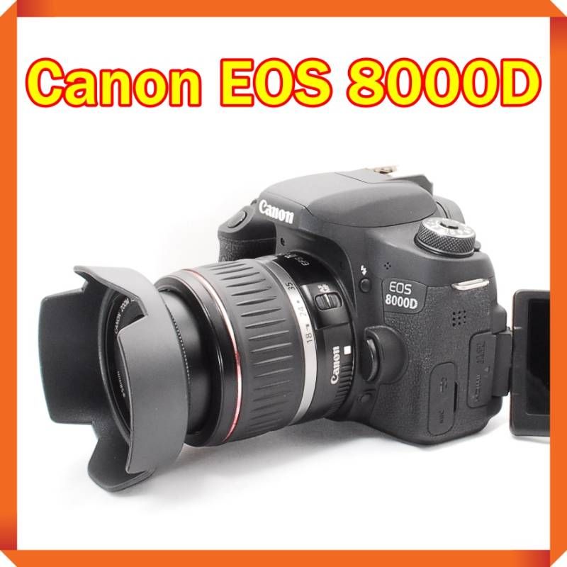 極美品 Canon EOS 8000D スマホに転送機能搭載！高ISO感度♪ 95k3390