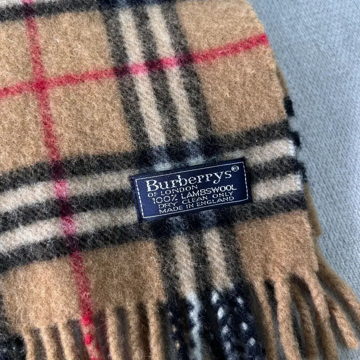 BURBERRY バーバリー ノヴァチェック ラムウール ベージュ マフラー
