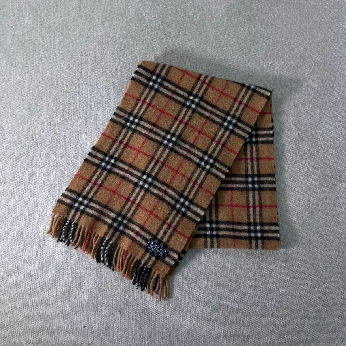 BURBERRY バーバリー ノヴァチェック ラムウール ベージュ マフラー