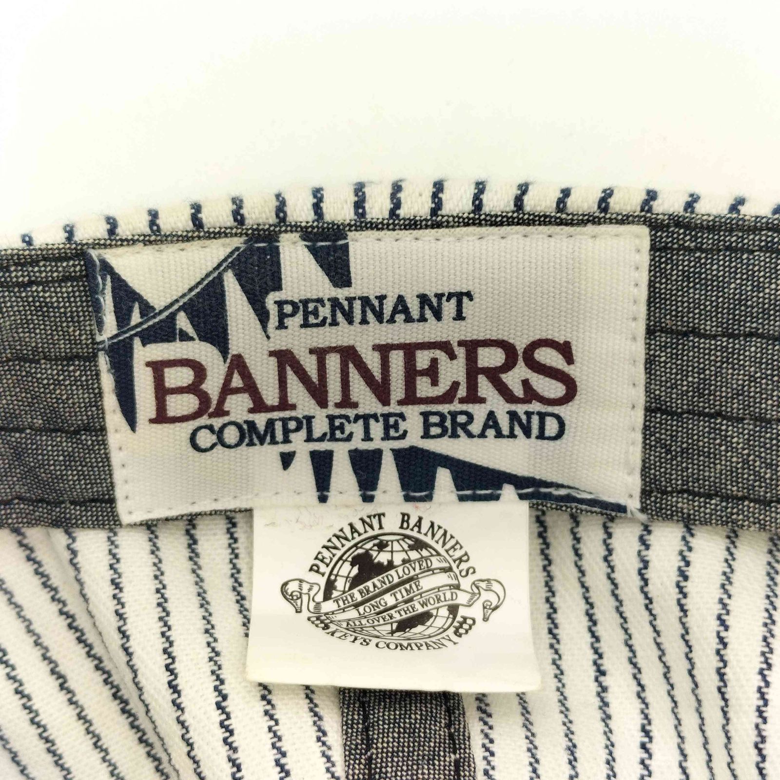 ユーズドフルギ USED古着 Bワッペン ストライプ6パネルキャップ メンズ