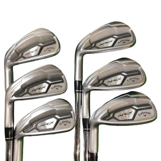中古】 キャロウェイ APEX(2015) 6S レフティ アイアンセット IR NS