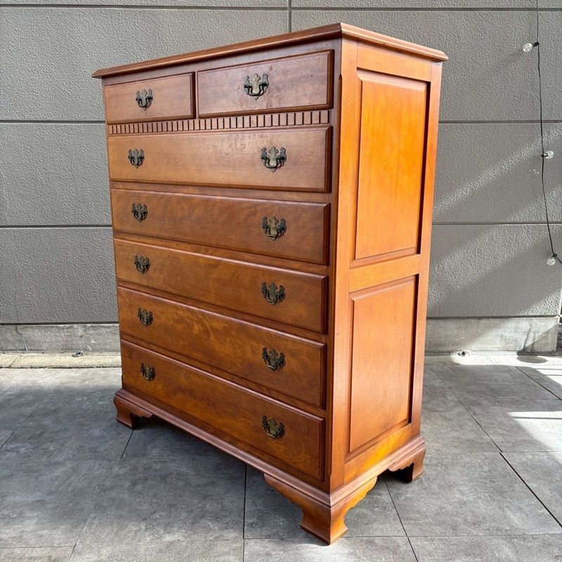 横浜ダニエル製 クラシック チェスト W1085×D500×H1314 収納 たんす