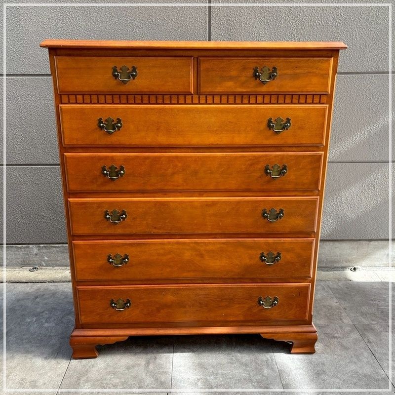 横浜ダニエル製 クラシック チェスト W1085×D500×H1314 収納 たんす