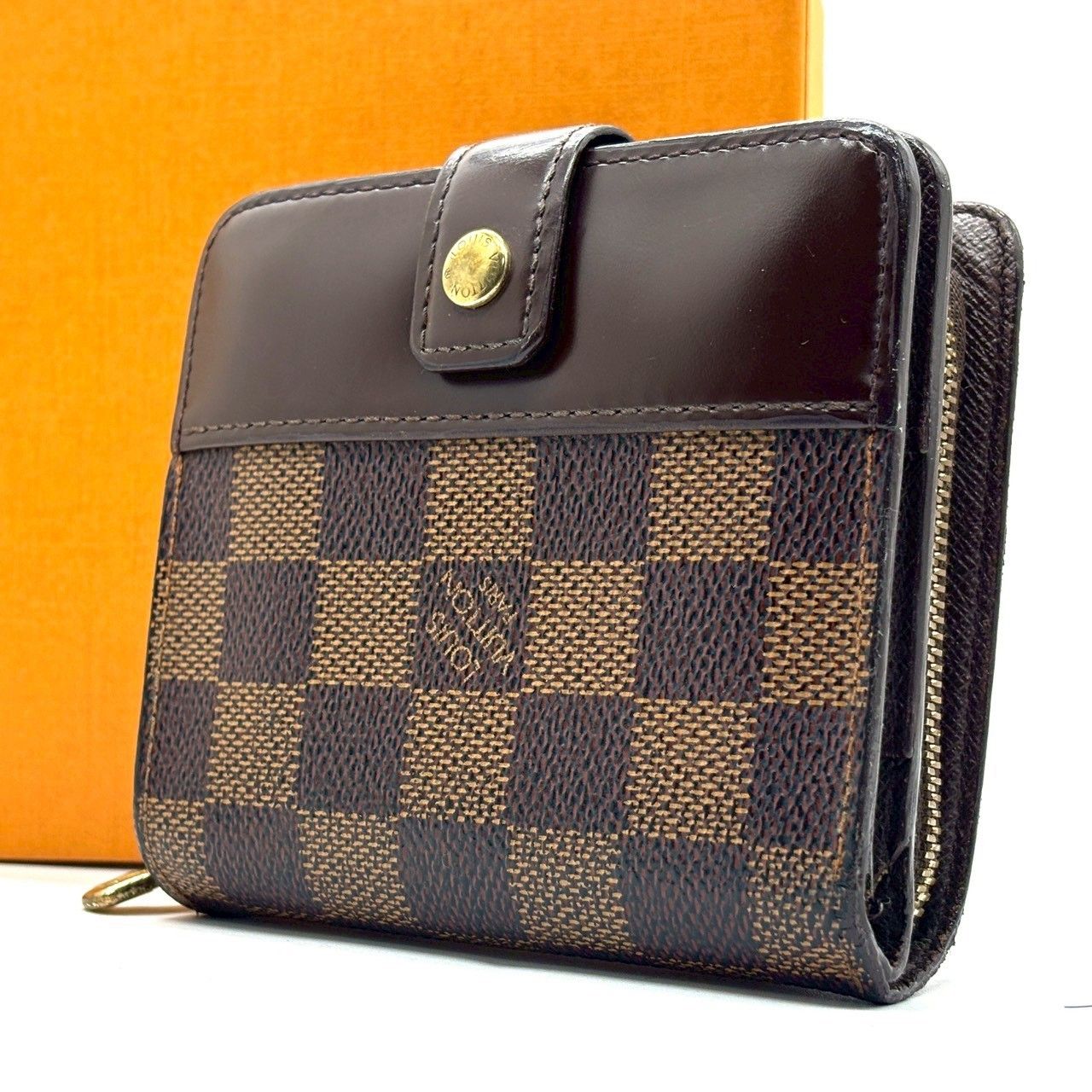 仕事に強い整う財布】 LOUIS VUITTON ダミエ コンパクトジップ 二 