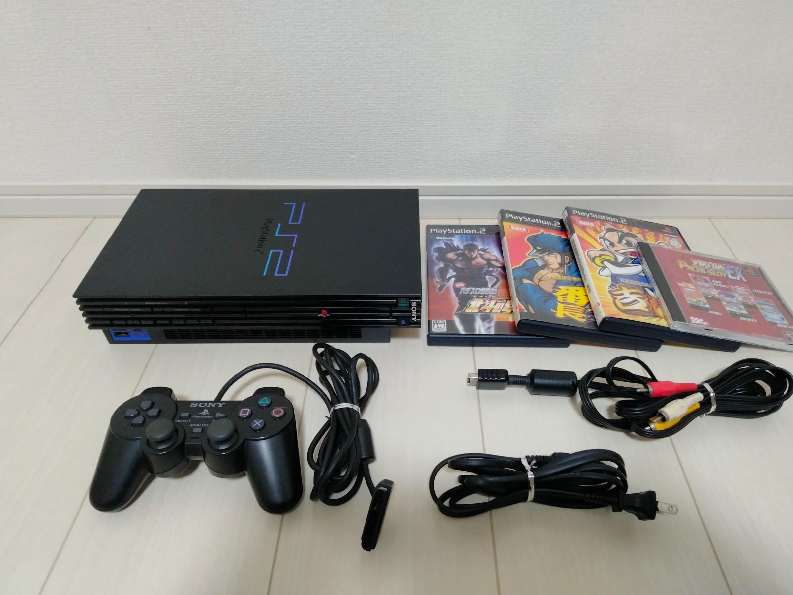 PlayStation 2 本体 (SCPH-30000) コントローラー ケーブル おまけ