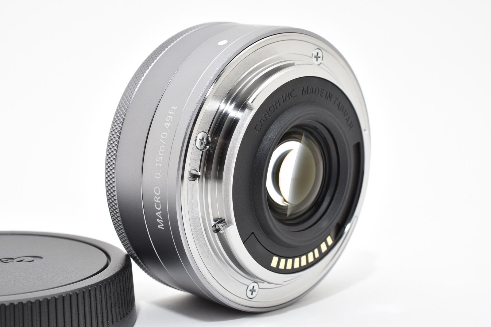 完動美品] Canon キャノン EF-M 22mm F2 STM シルバー 単焦点レンズ