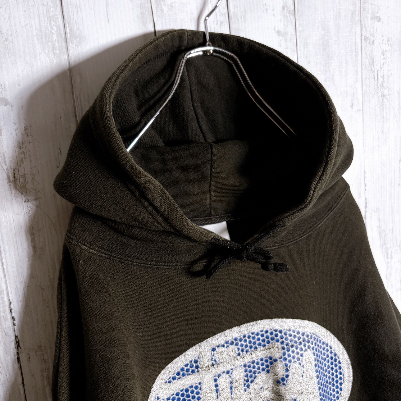 OLD STUSSYステューシー パーカー 鬼フェード パーカー 折れクラウン