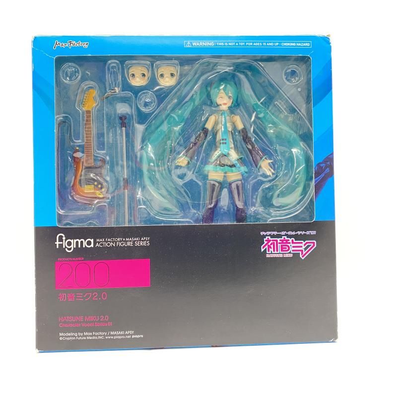 中古】 開封・手、翼パーツ欠品・箱イタミ) figma 初音ミク 2