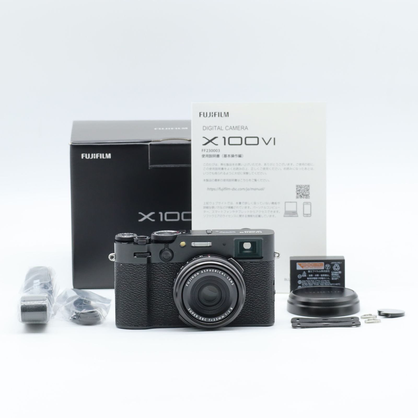 ☆極上品☆FUJIFILM X100VI ブラック ショット数 307回 多言語モデル