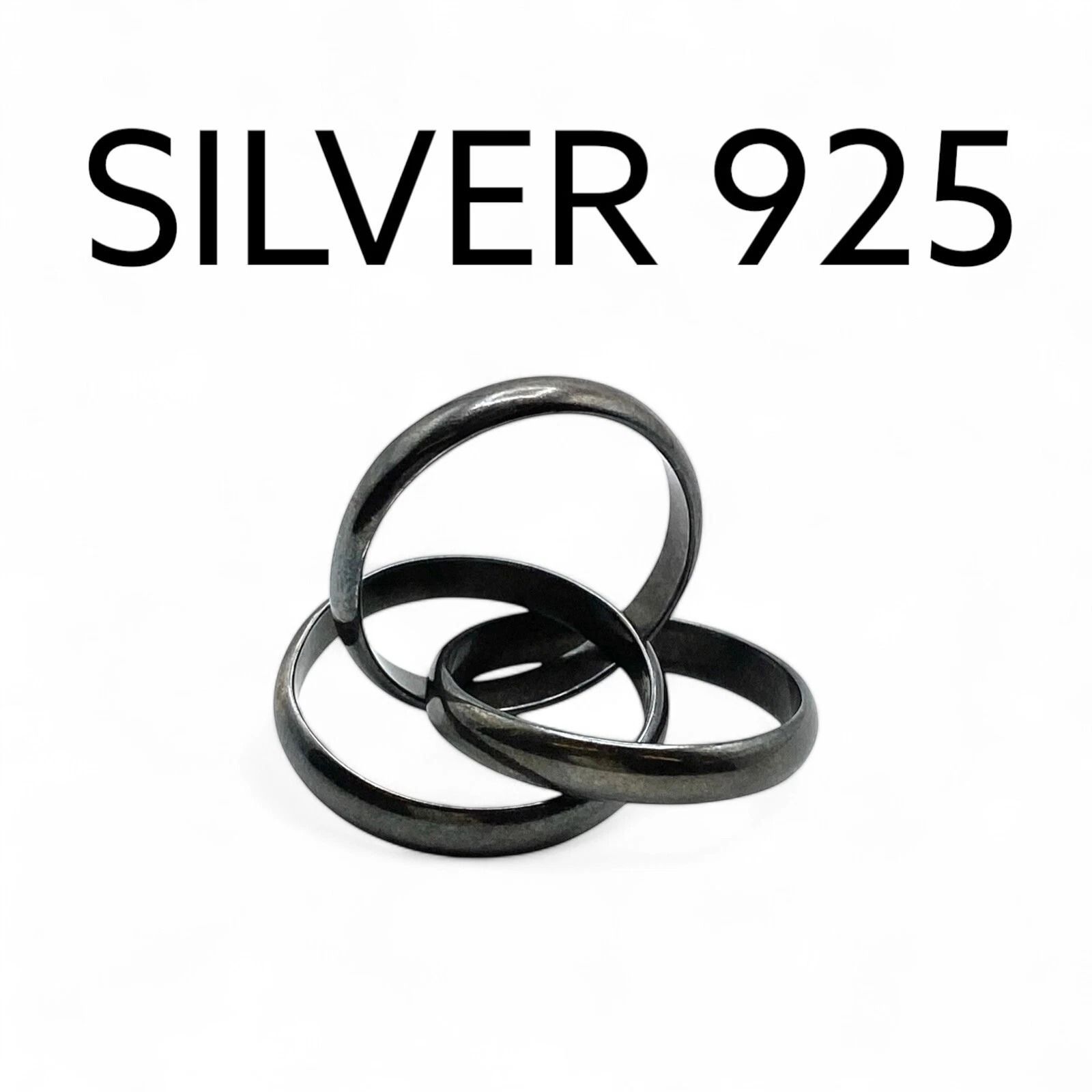 抜群の燻し銀】トリニティ シンプル Silver 925 刻印 90s Vintage Ring