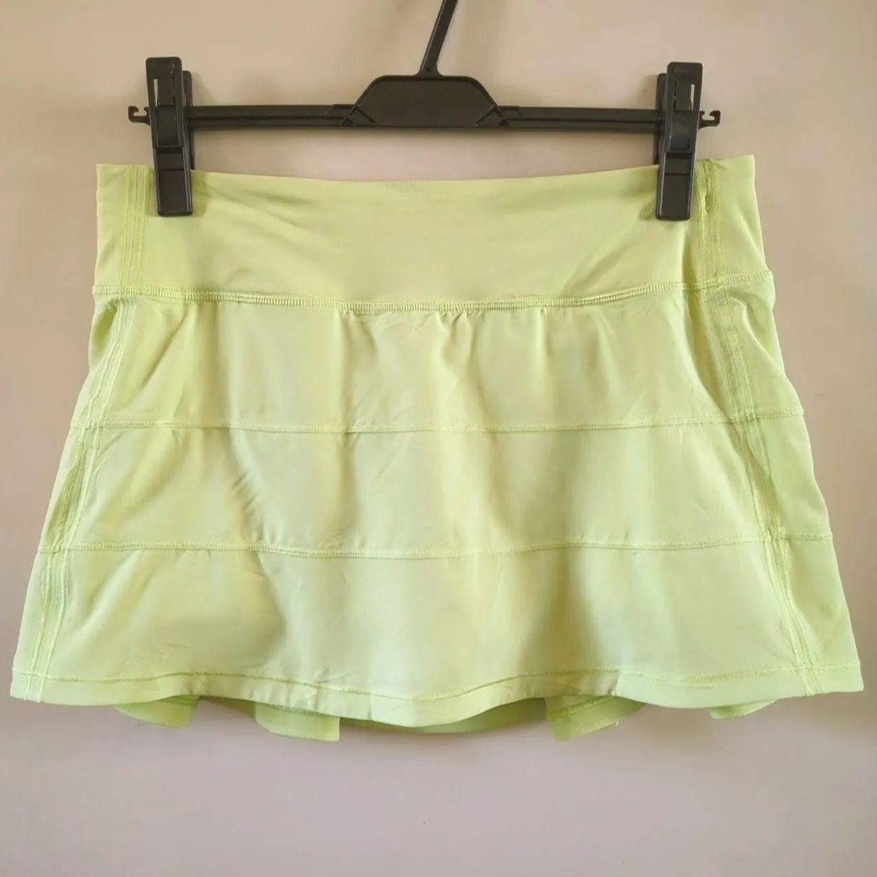 lululemon ルルレモン テニス ウェア スコート Lサイズ 中古品 黄色