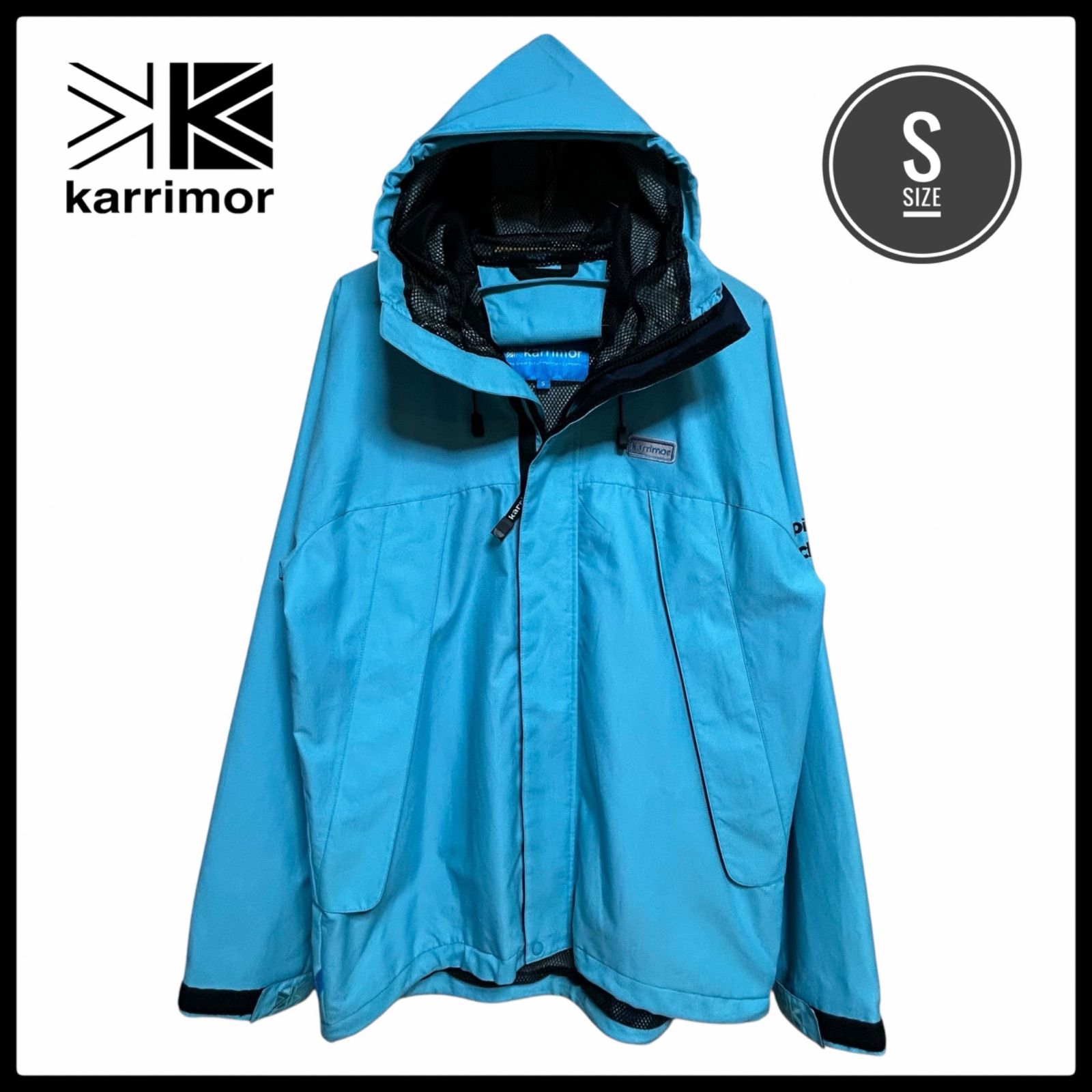 カリマー 初期 アルピニスト 751 アクティベント ジャケット S アイスブルー ヴィンテージ マウンテンパーカー Activent Jacket