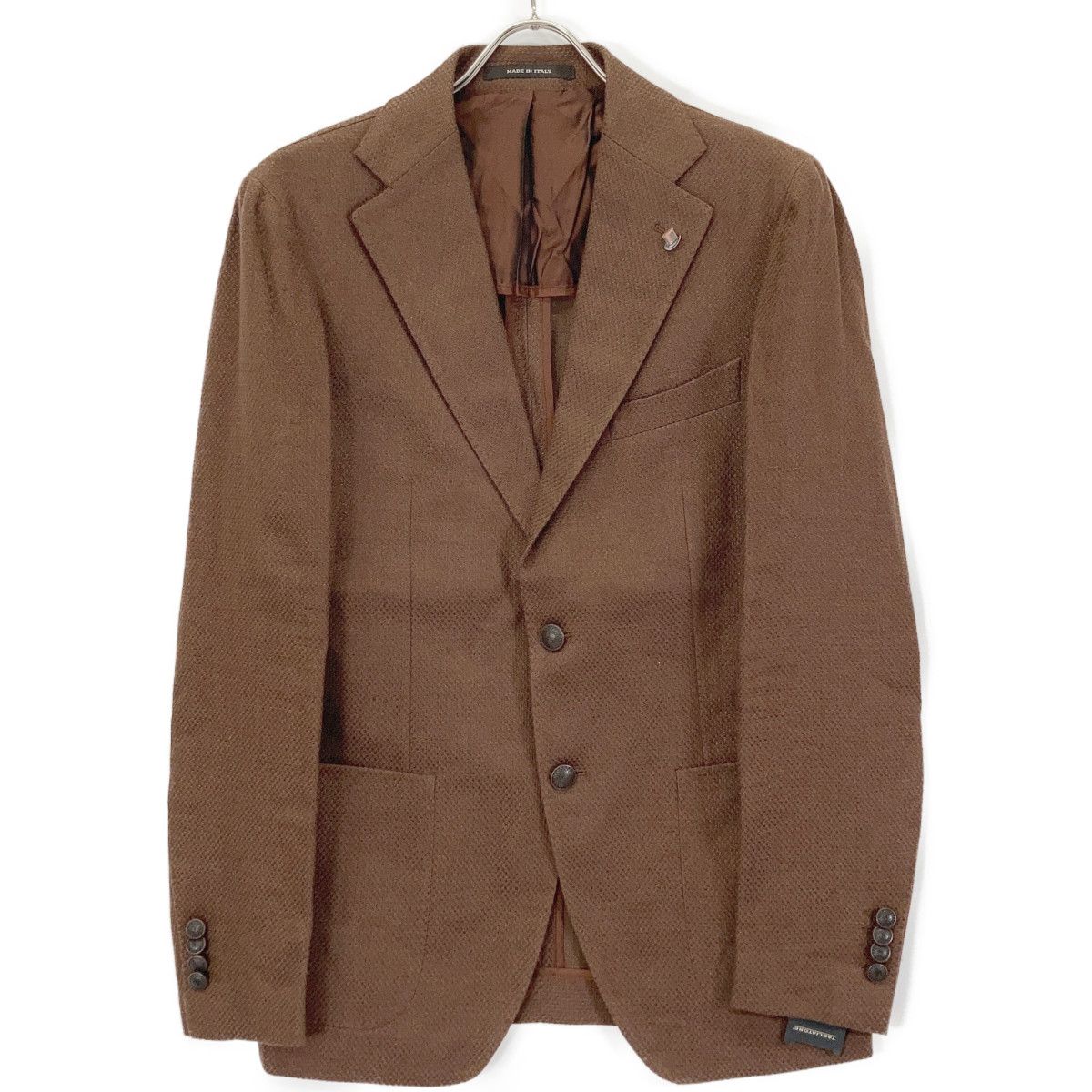 TAGLIATORE タリアトーレ ジャケット 48 ブラウン メンズ TAGLIATORE タリアトーレ 1SVS22K ﾌﾞﾗｳﾝ ﾘﾈﾝ混 2Bｼﾞｬｹｯﾄ 46 - メルカリ