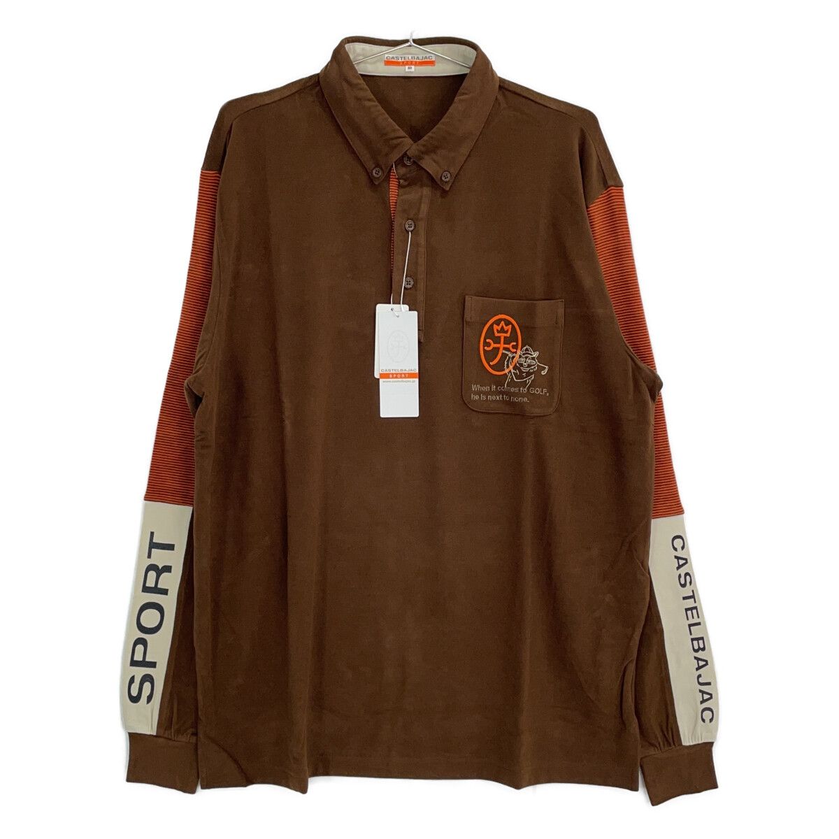 カステルバジャックスポーツ CASTELBAJACSPORTS 7234373110 メンズ 長袖ポロシャツ スポーツウェア ゴルフウェア 秋冬 CASTELBAJAC カステルバジャック SPORT 7232373119 GOLDWARM 長袖