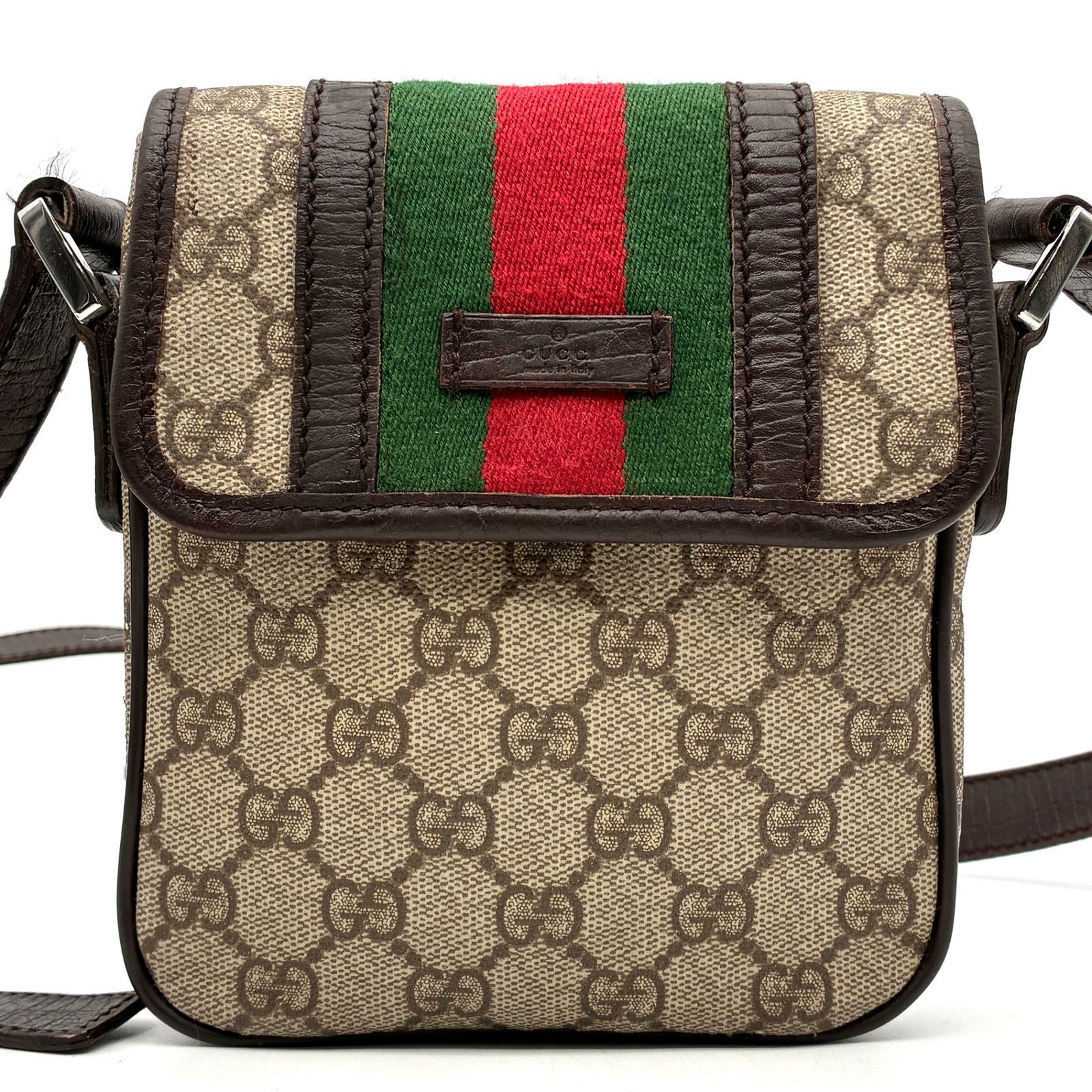美品・廃盤 グッチ ショルダーバッグ GGスプリーム シェリーライン GG ロゴ 美品 GUCCI グッチ シェリーライン ショルダーバッグ GGスプリーム