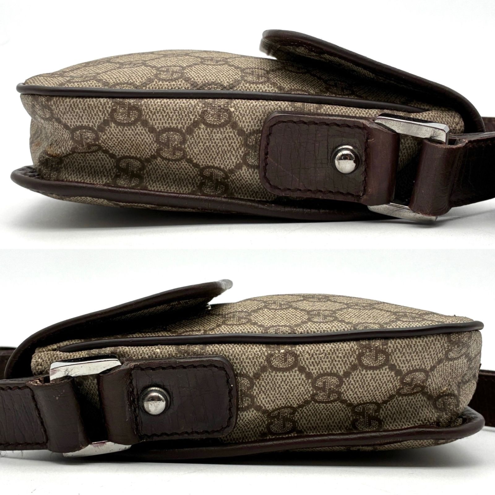 美品 GUCCI グッチ シェリーライン ショルダーバッグ GGスプリーム