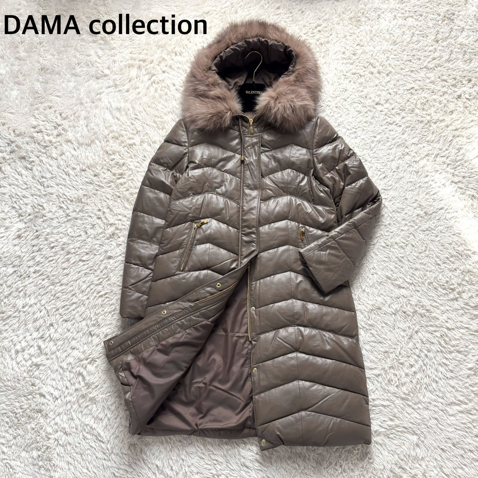 極美品✨ダーマコレクション ダブルボタン ロング ダウンコート　Lサイズ DAMA Premiumダウンコート 29,800円｜通販 - ディノス