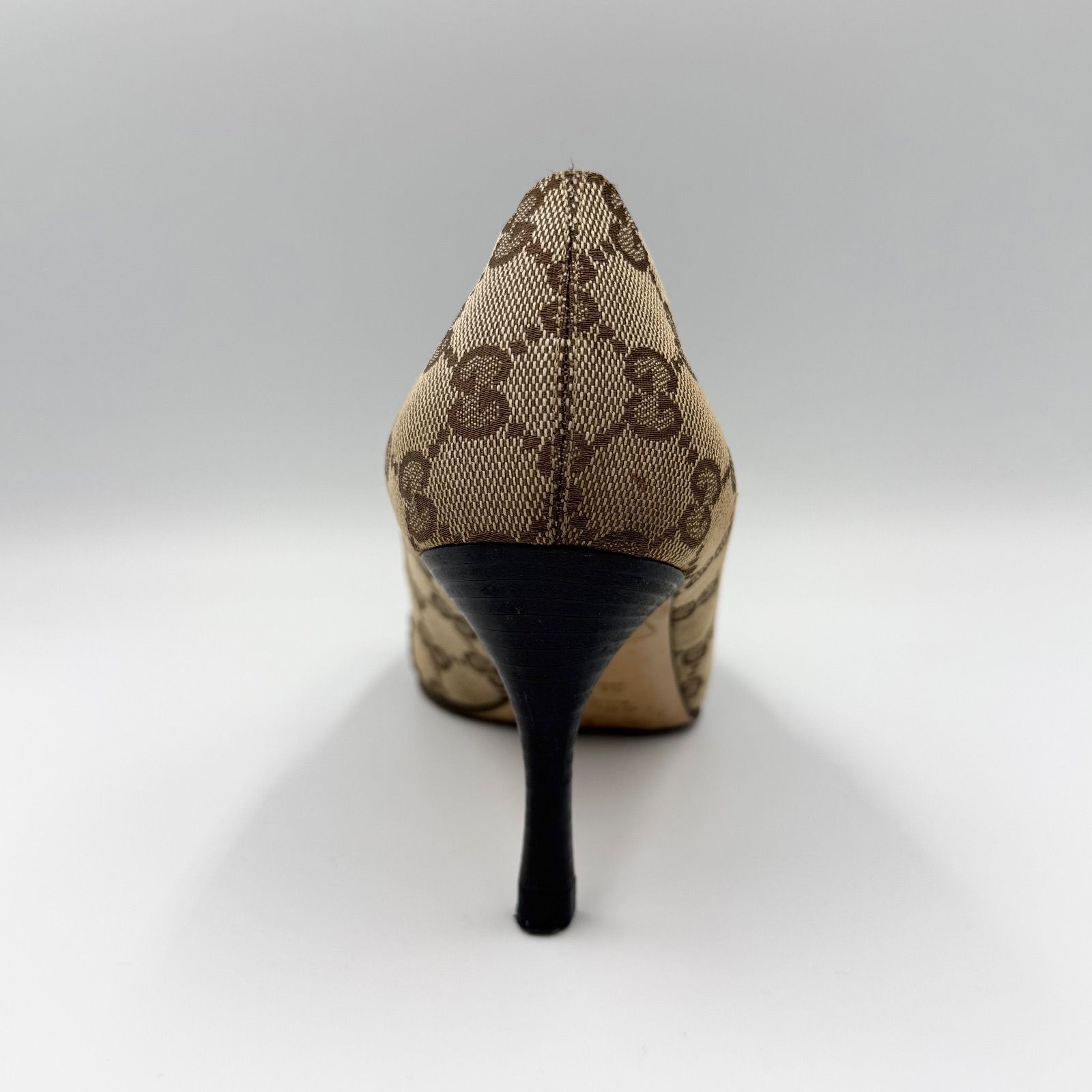 グッチ　ハイヒールGG柄23.5cm ブラウン グッチ パンプス GG柄 レディース 36½ 23cm 23.5cm ヒール GUCCI