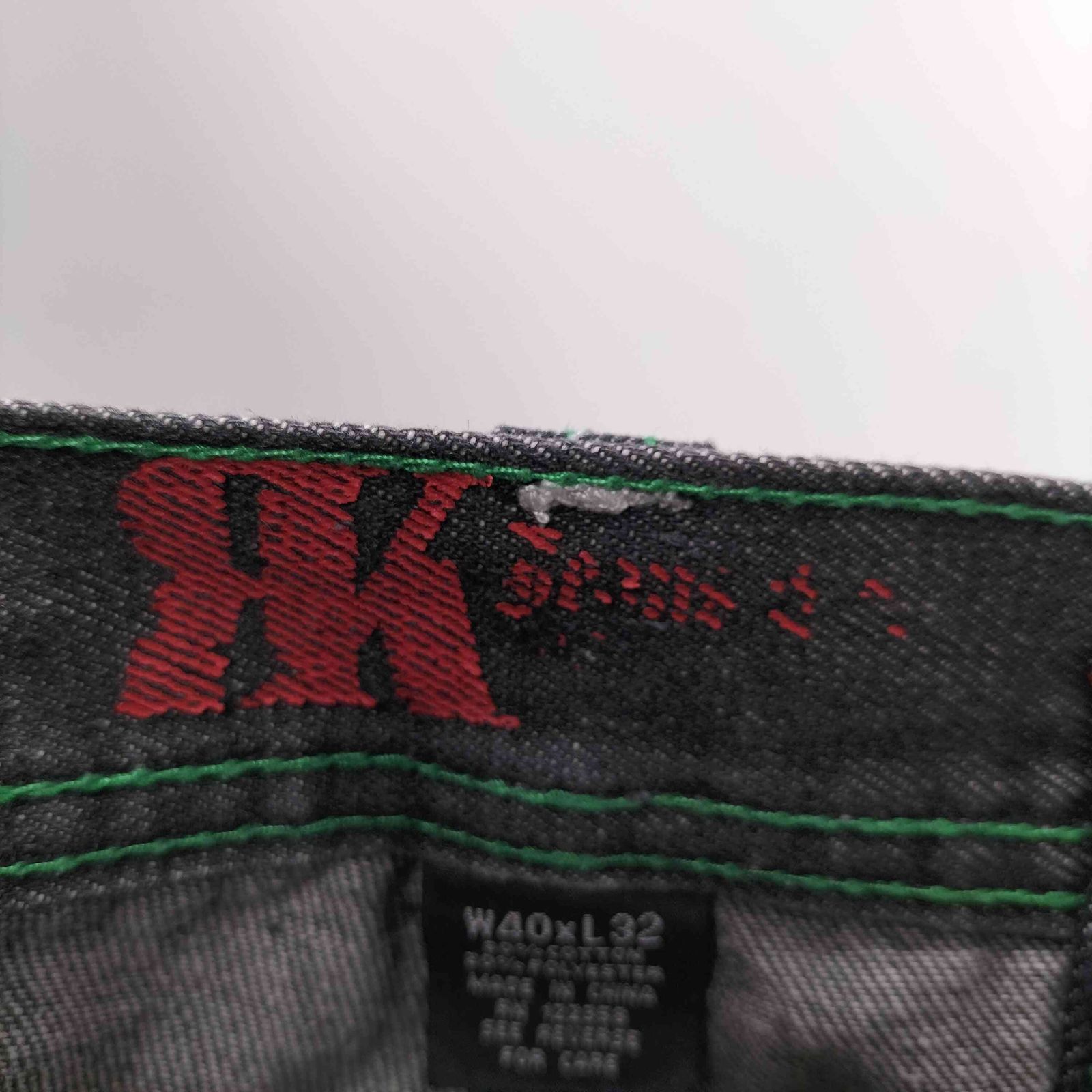 ユーズドフルギ USED古着 RK DENIM 00S Y2K ステッチ 刺繍 デザイン 5