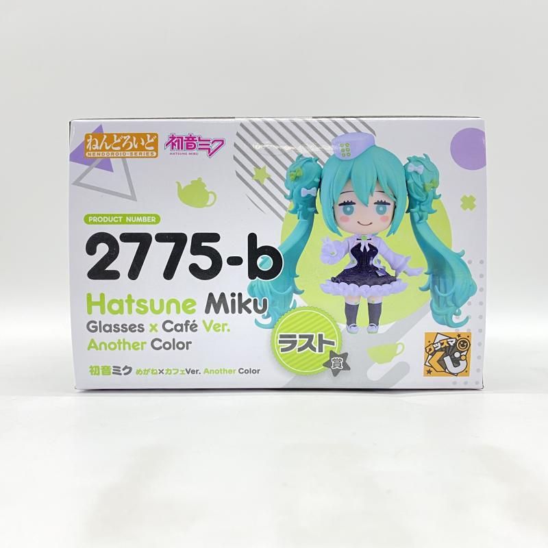 中古】 未開封) ラスト賞 ねんどろいど 初音ミク めがね×カフェVer