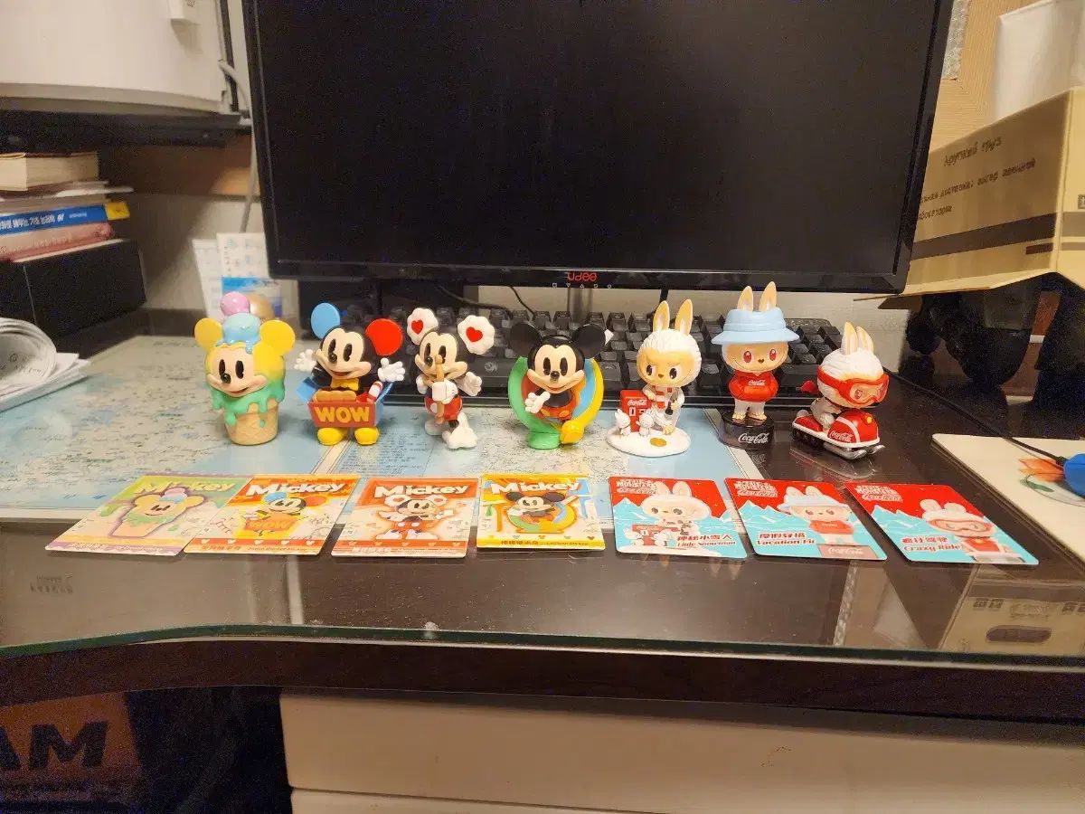 POP MART 7種 まとめ コカコーラ Labubu ラブブ mickey mouse ミッキーマウス