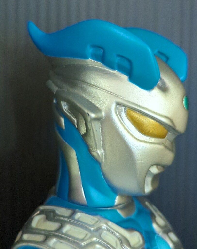  ブルマァク ブルマァクの怪獣シリーズ 大怪獣バトルウルトラ銀河伝説THE MOVIE ルナミラクルゼロ 新造形 青成型 銀 水色スプレー 2期 ウルトラマン キャラクター玩具