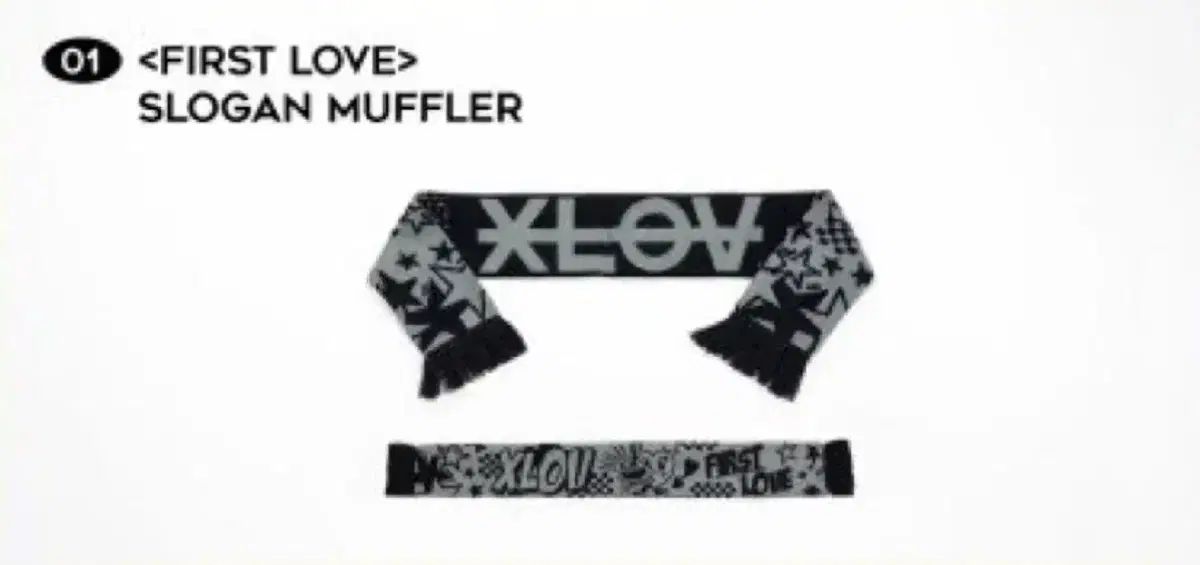 エクスLOVE XLOV スローガン マフラー