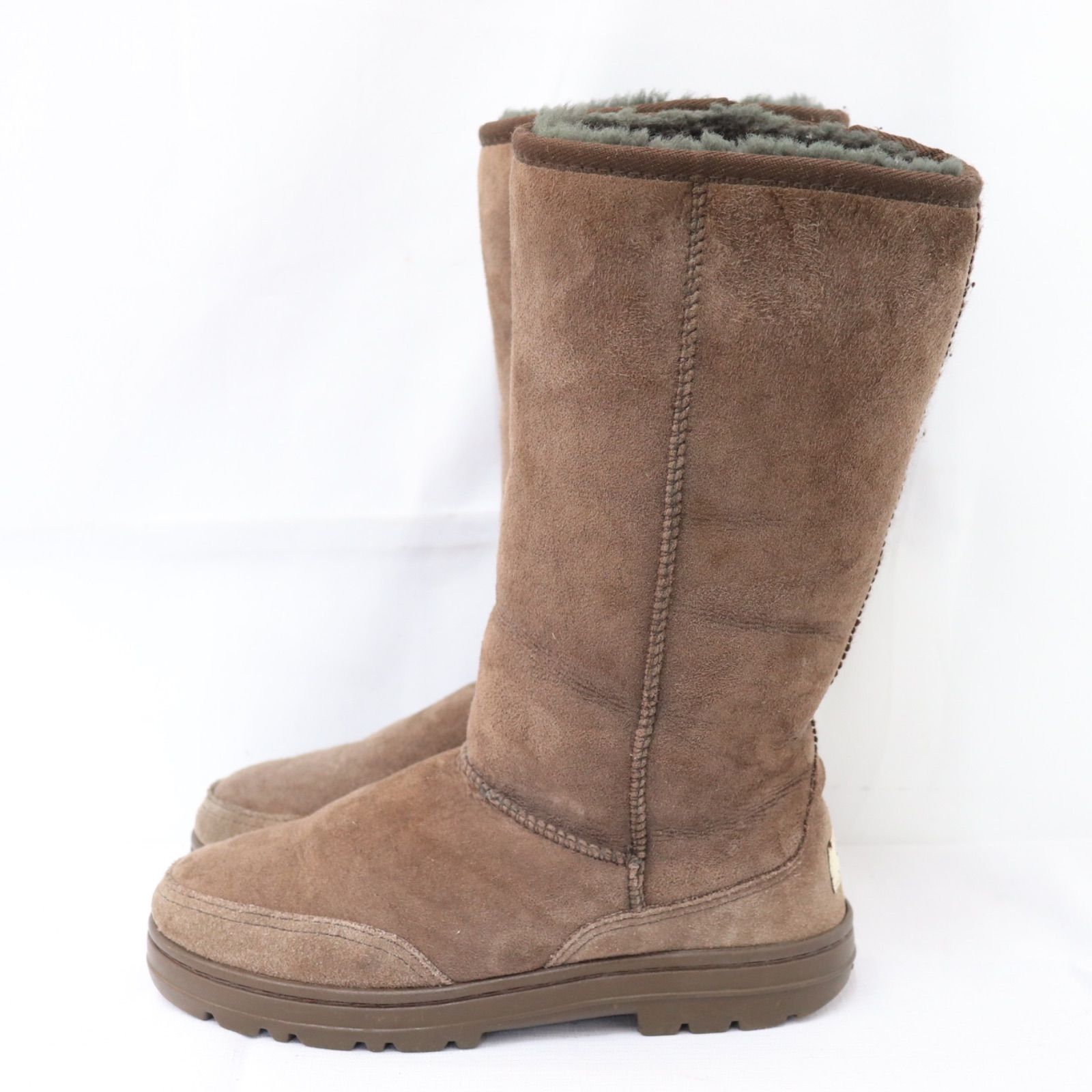 美品】UGG アグ チロリアンミドルロングブーツ 21cm レディース 即日 