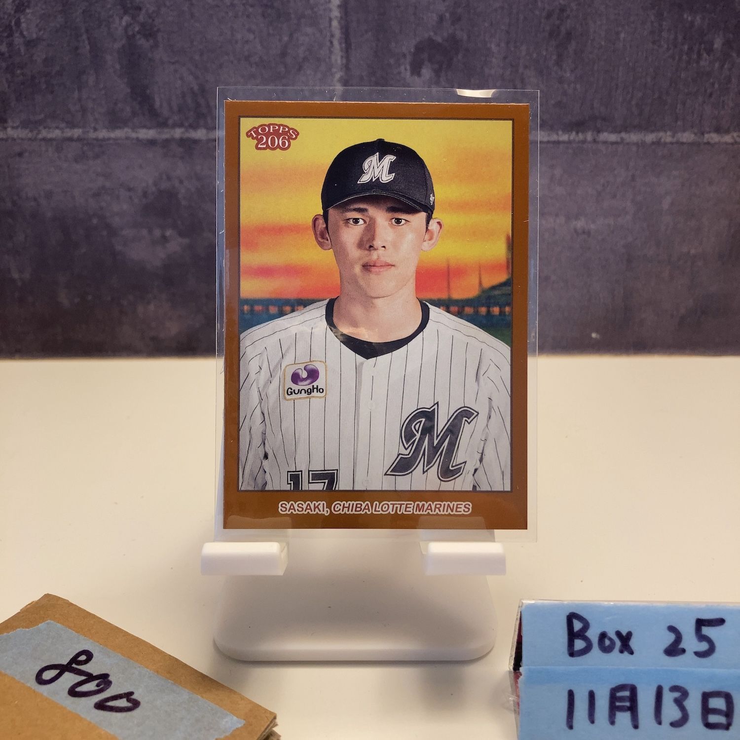 佐々木朗希 50枚限定 ミニカード Topps NPB 206 2024 Topps 206 NPB 佐々木朗希 Roki Sasaki 千葉ロッテマリーンズ