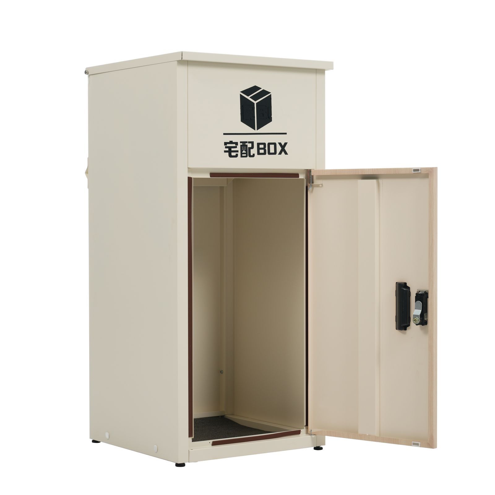 全新品 ポスト 置き型 宅配ボックス付き スタンドポスト おしゃれ 
