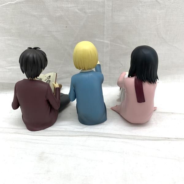 中古】現状品)A賞 エレン＆ミカサ＆アルミン ～壁の外の世界