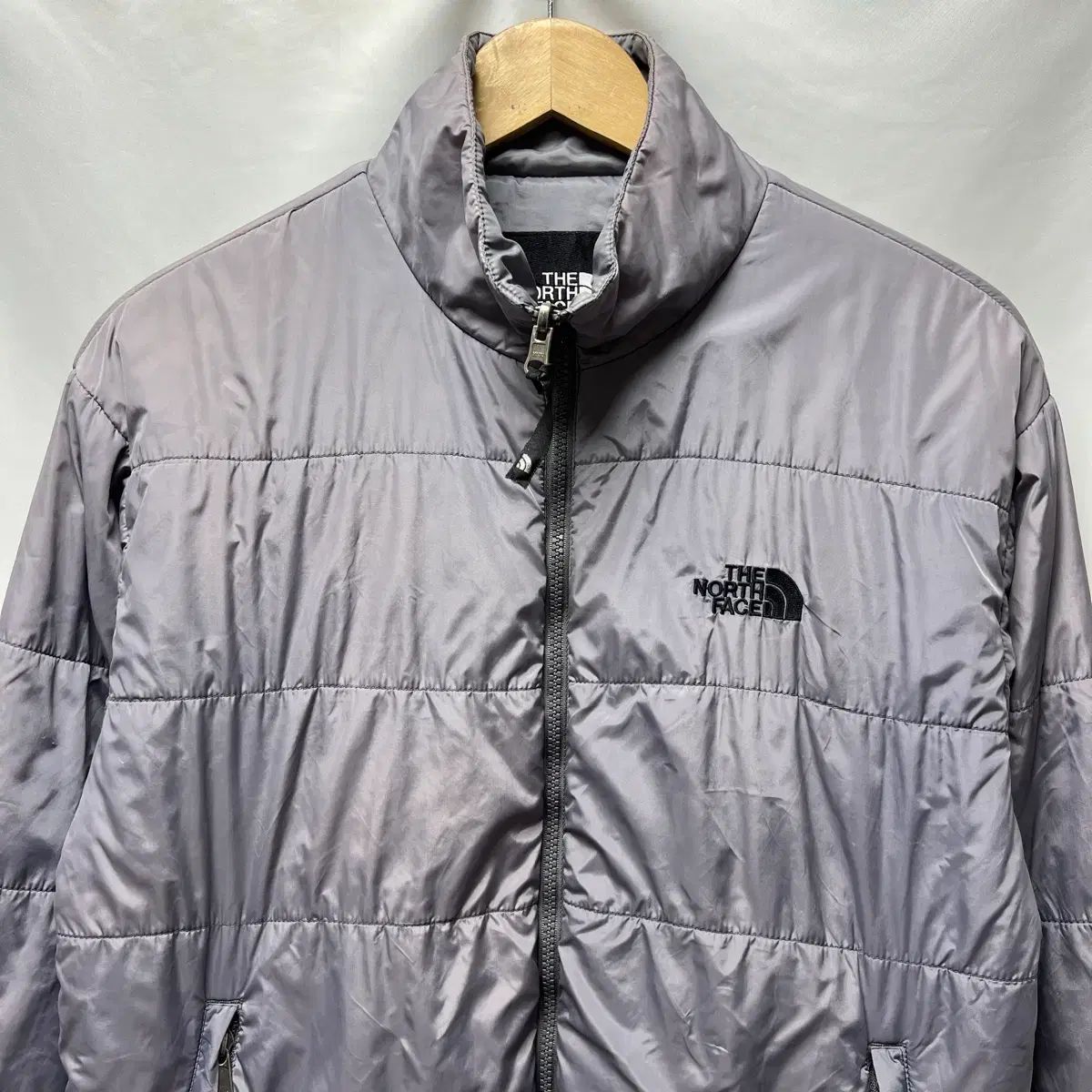 正規品/M THE NORTH FACE ザノースフェイス グレーシルバー 軽量ダウン