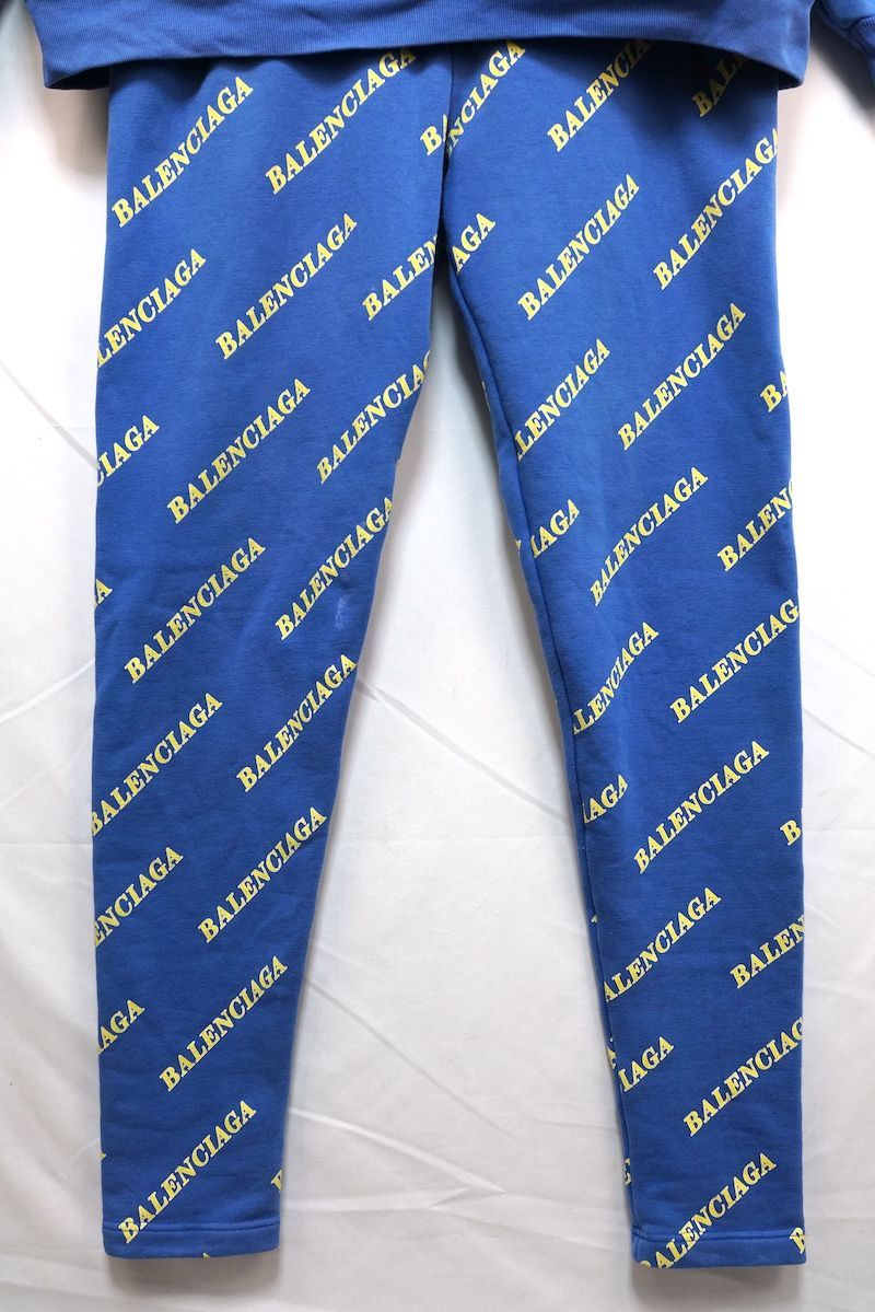 BALENCIAGA バレンシアガ ロゴ 総柄 スウェット パーカー スウェット