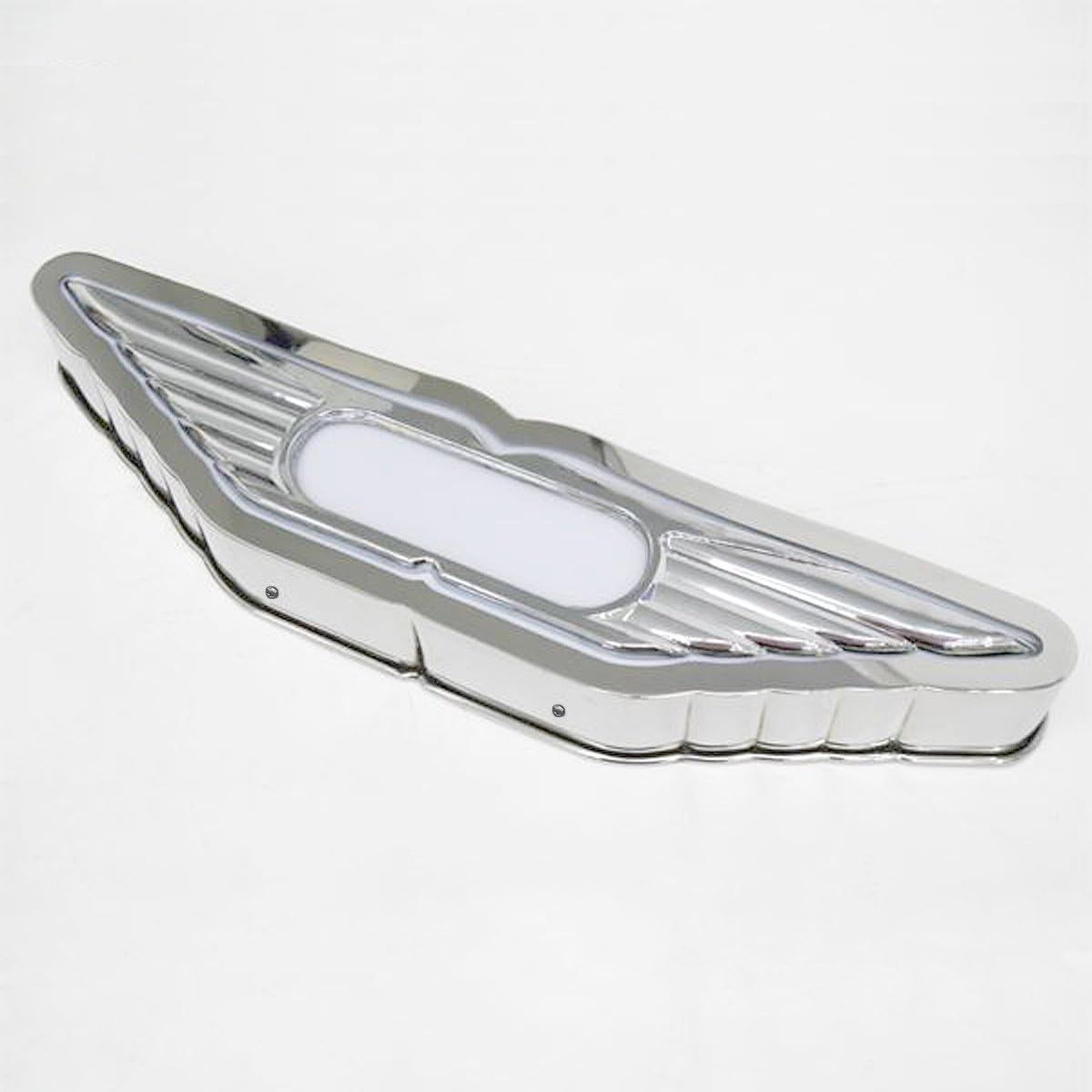 フロント 鏡面仕上げ アンドン 文字なし ステンレス マーク ウイング デコトラ 行灯 トラック 行燈 バスマーク 小 WNJAPAN