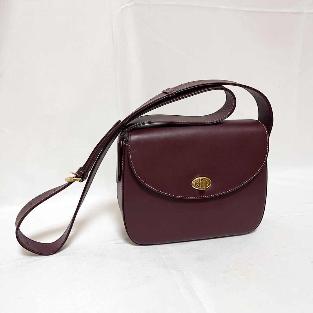 Cartier カルティエ ショルダーバッグ マストライン ターンロック