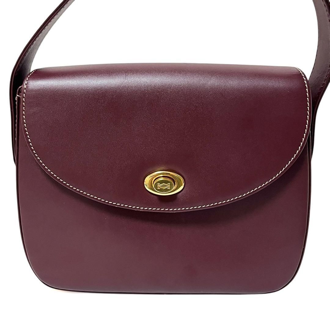 Cartier カルティエ ショルダーバッグ マストライン ターンロック