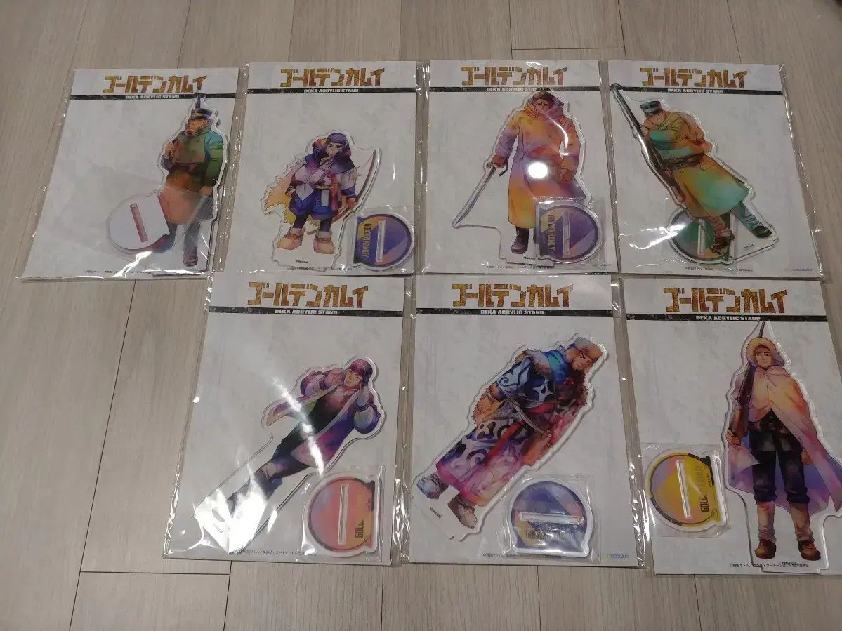 ゴールデンカムイ pale tone アクリルスタンド まとめ