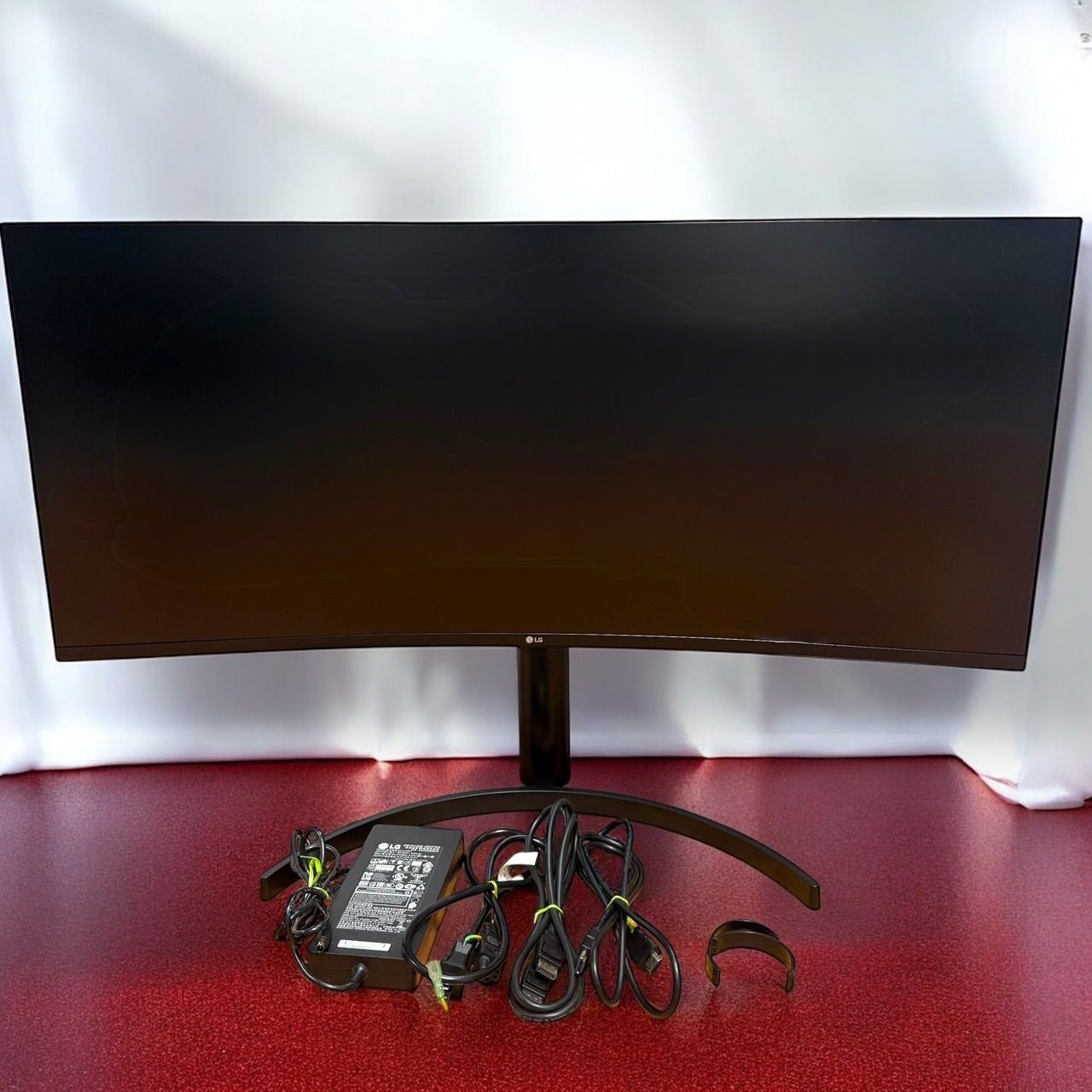 ☆送料無料 良品 LG 35WN75C B 湾曲 モニター ディスプレイ 35インチ