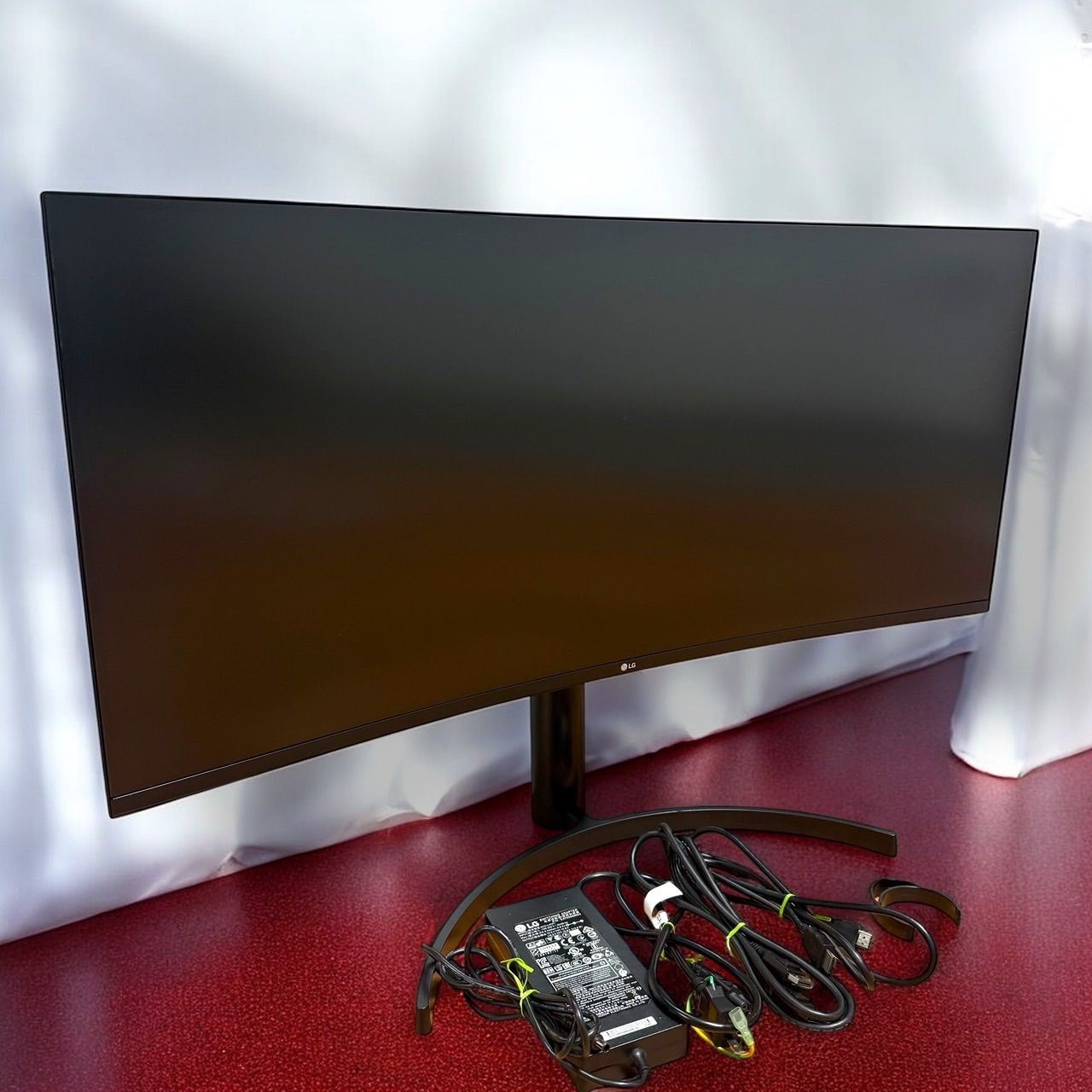 ☆送料無料 良品 LG 35WN75C B 湾曲 モニター ディスプレイ 35インチ