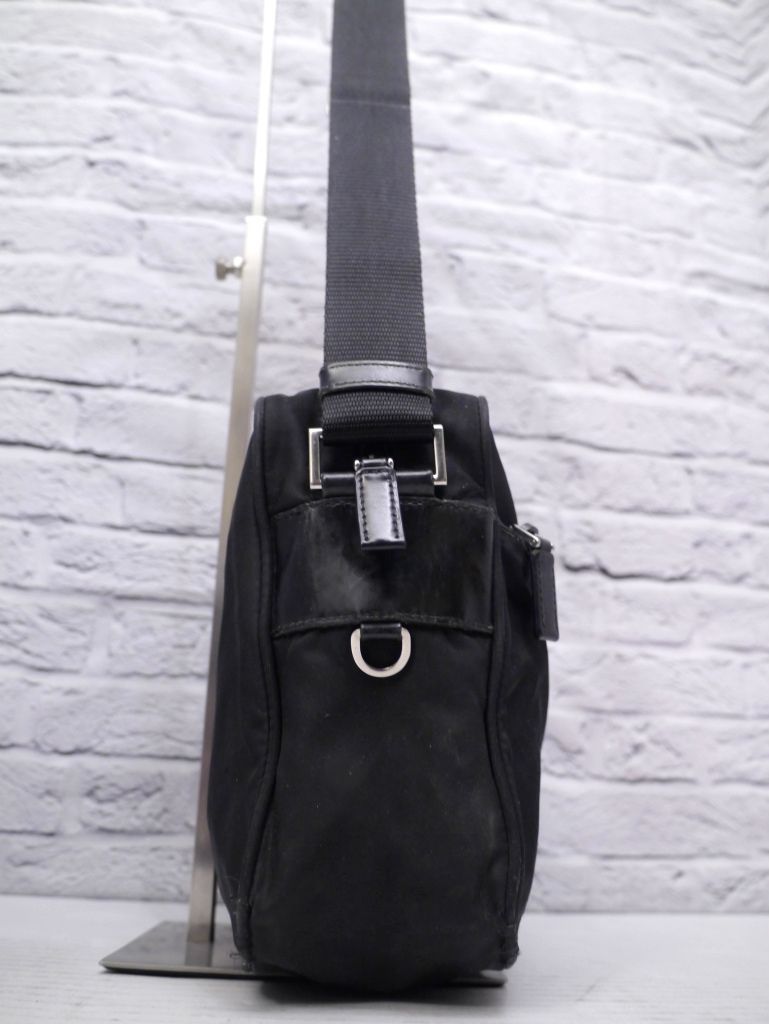 ◇ PRADA プラダ ユニセックス ナイロンxレザー クロスボディ