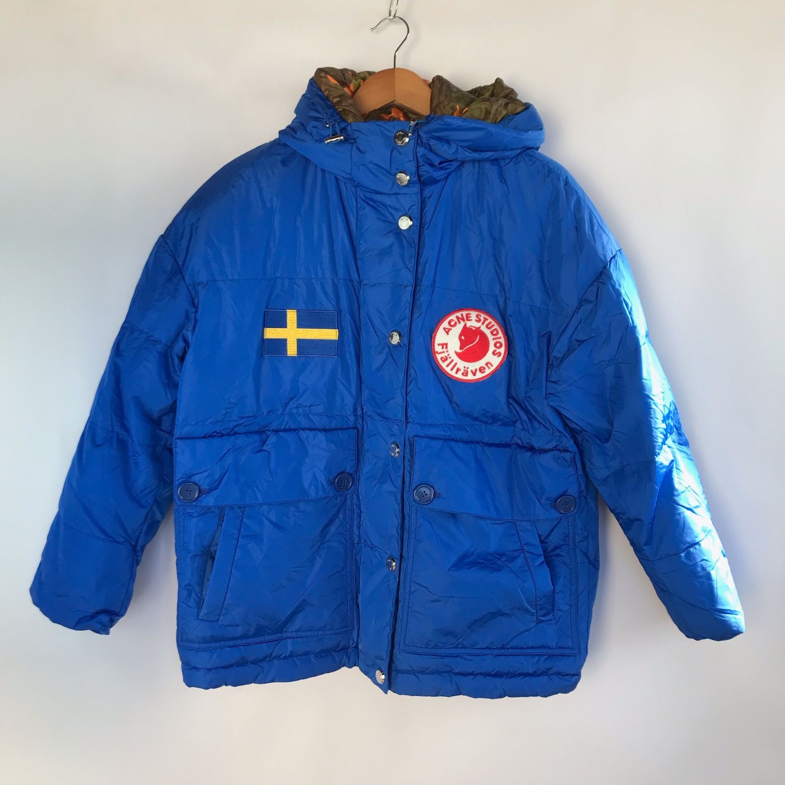 Acne Studios× fjallraven コラボダウンジャケット メンズ 36 ブルー 