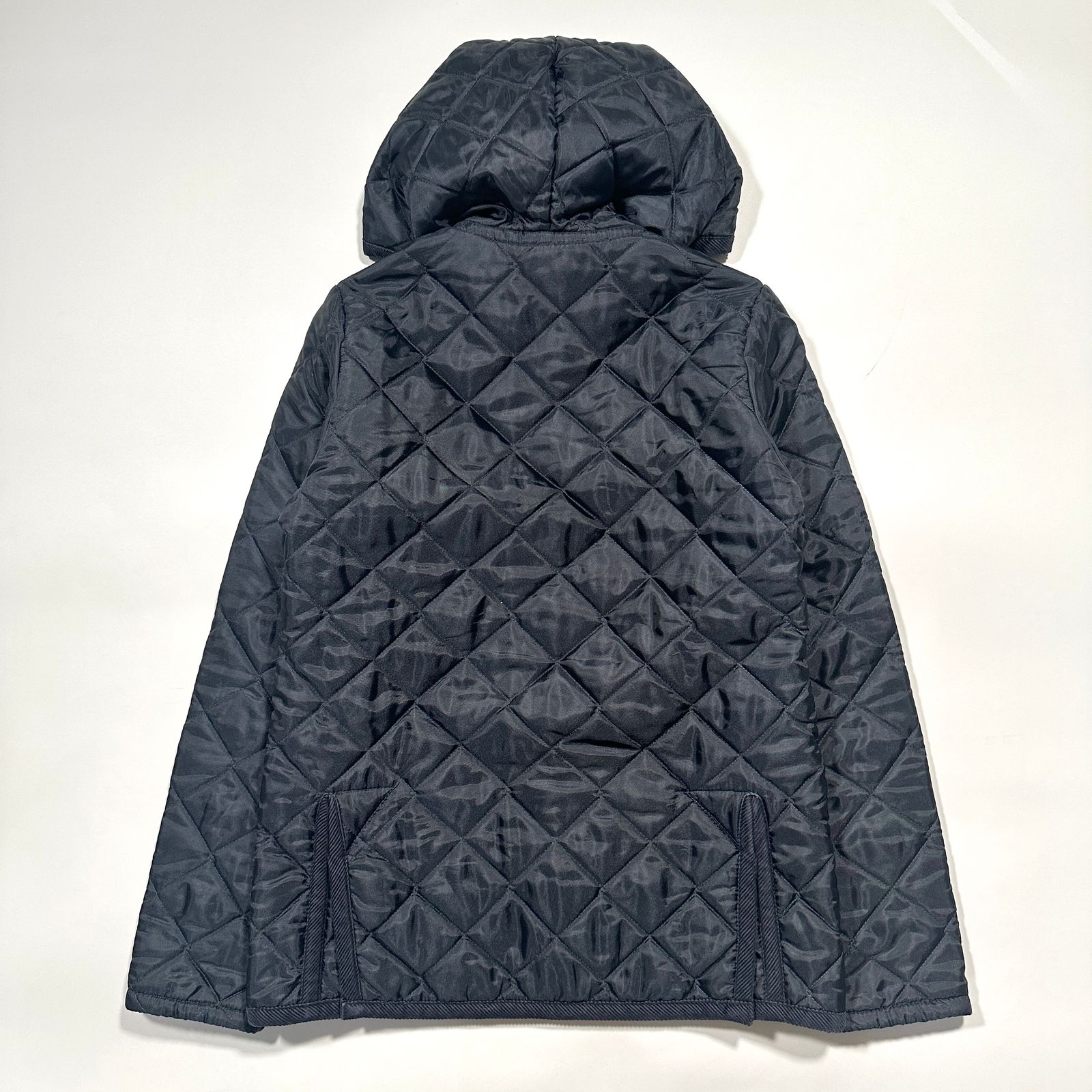 美品】LAVENHAM ラベンハム キルティング ジャケット ネイビー 36