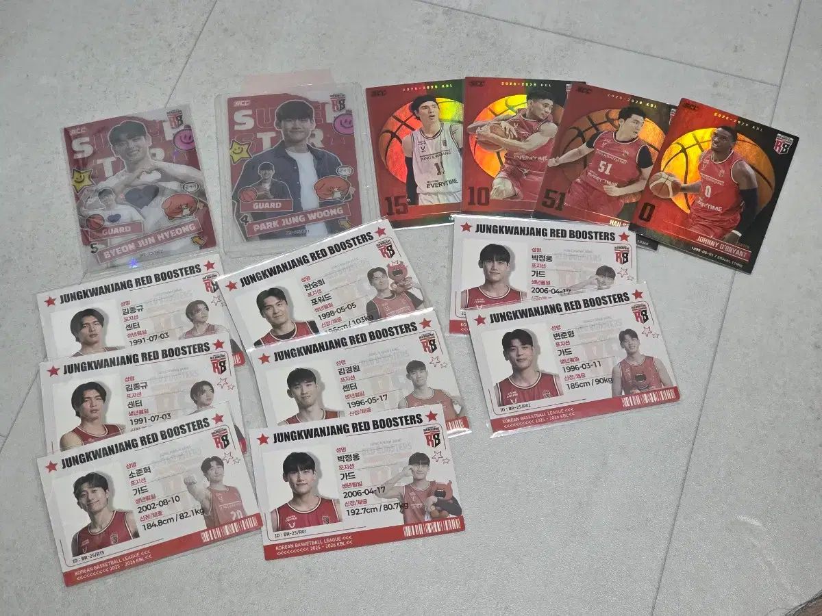 25 - 26 KBL カード 안양 정관장 まとめ 出品