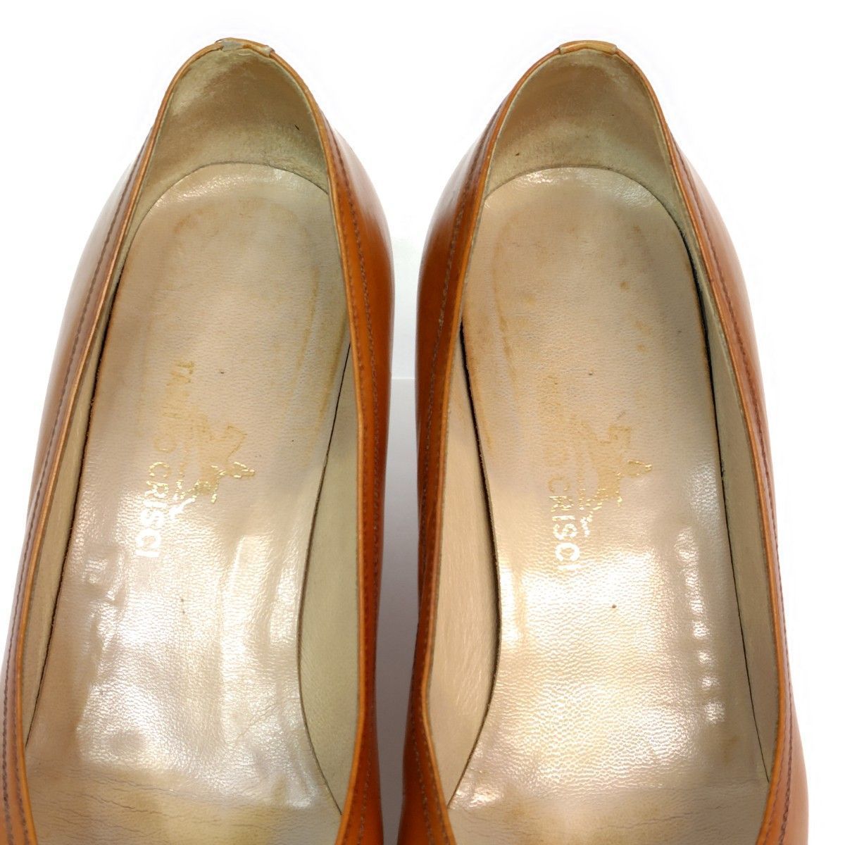 TANINO CRISCI タニノクリスチー パンプス 35.5B リボン レザー