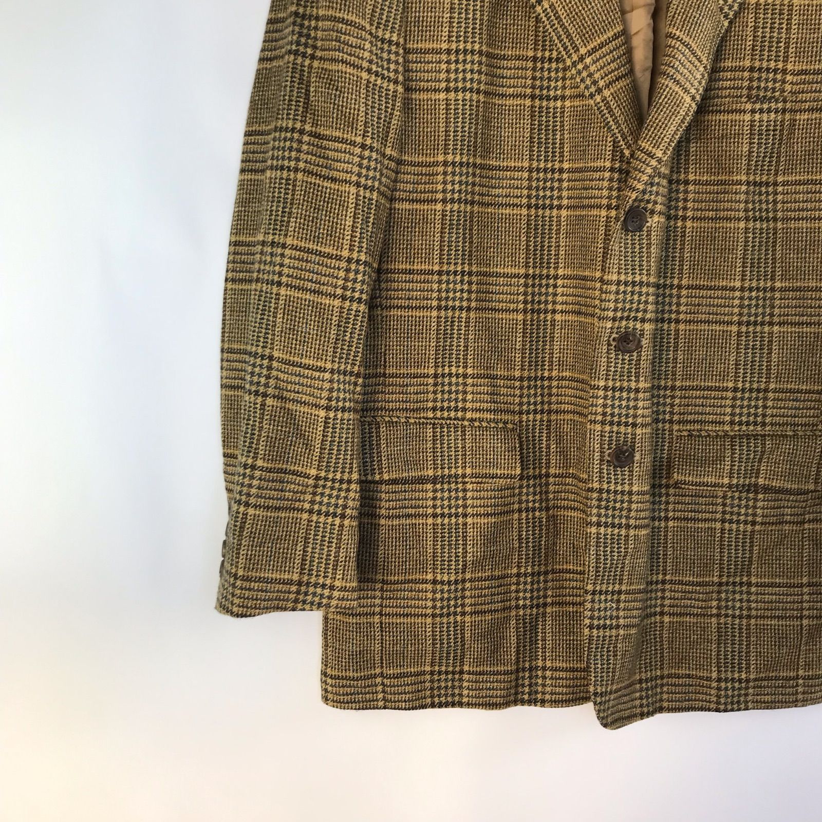 Christian Dior カシミヤ混テーラードジャケット メンズ L ブラウン 