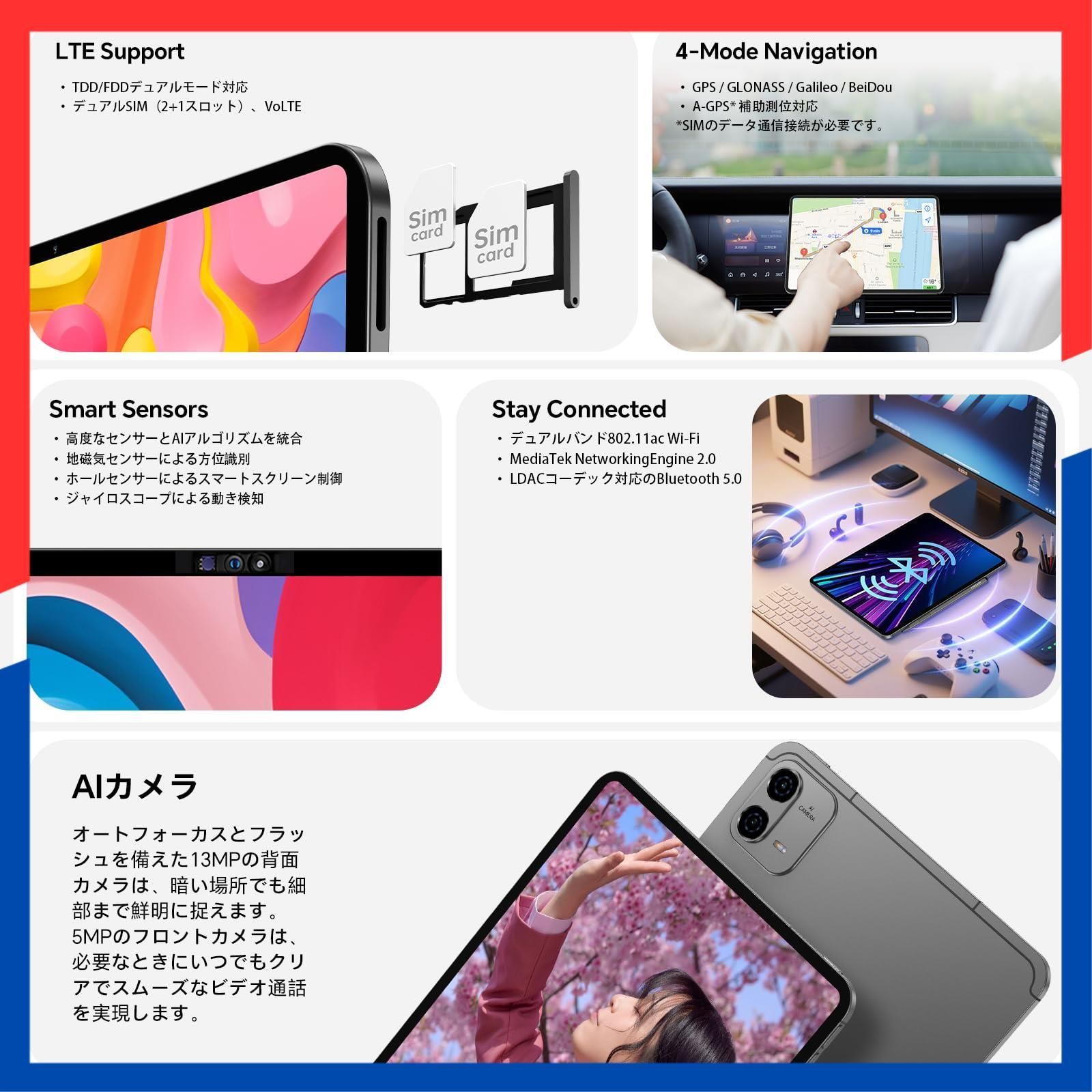 特価商品】Air タブレット 11インチ、Helio ArtPad G100 Android 15